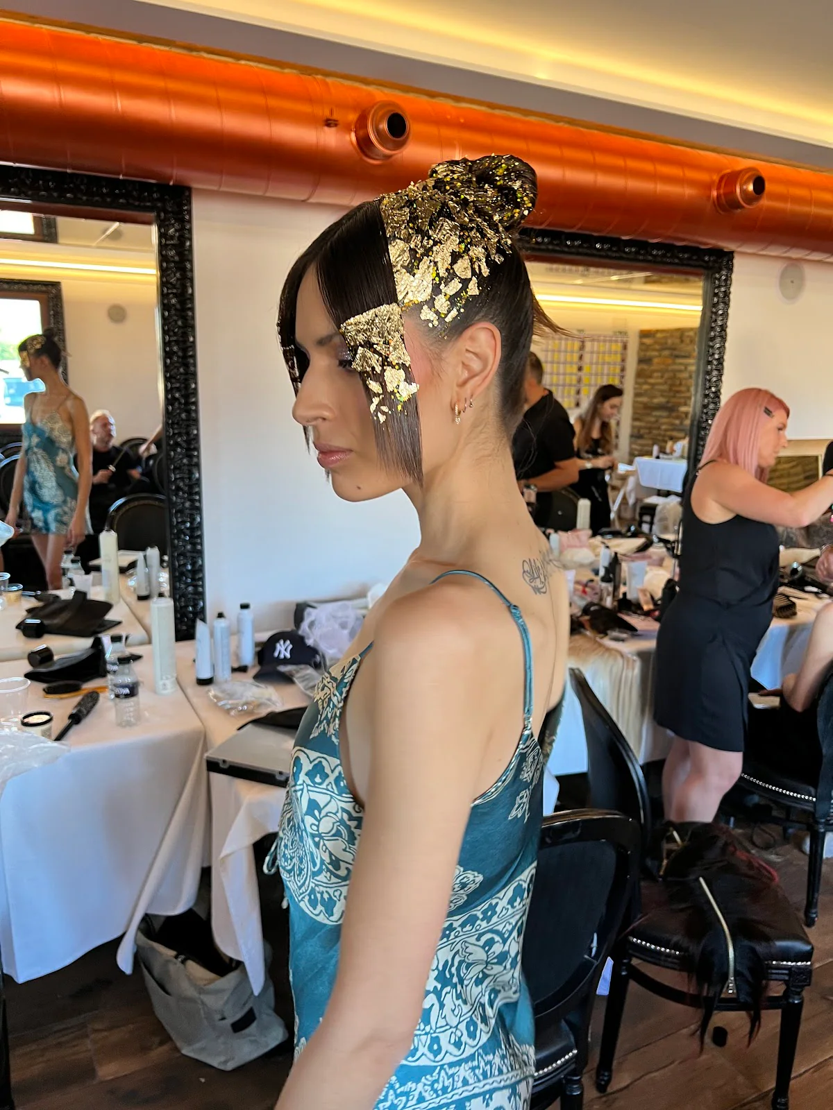 Preparation of a look by Diego Hair Cult