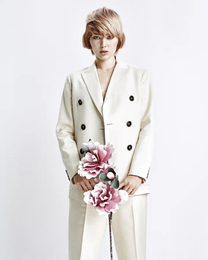Editorial hair work by Diego Avellini