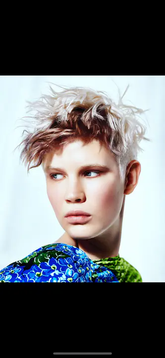 Editorial hair work by Diego Avellini