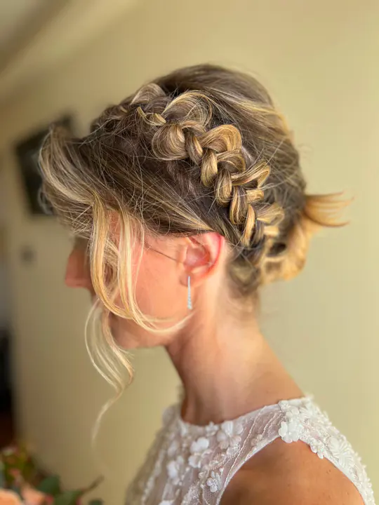 Bridal hair work by Diego Avellini