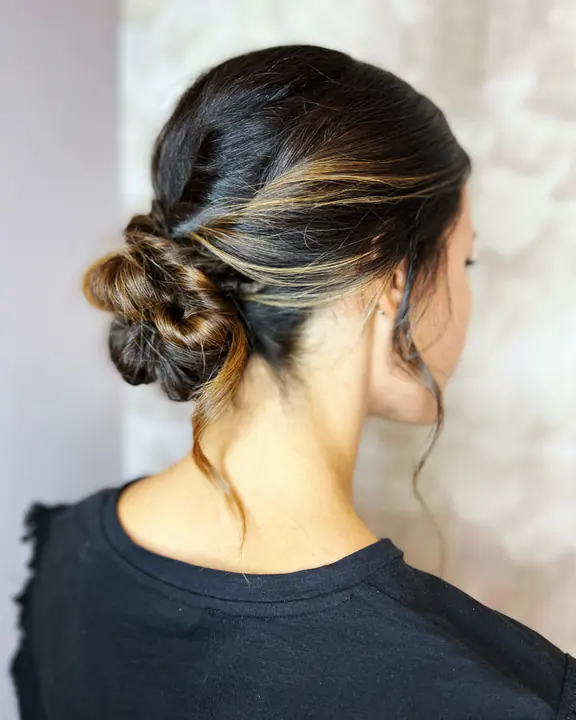 Bridal hair work by Diego Avellini