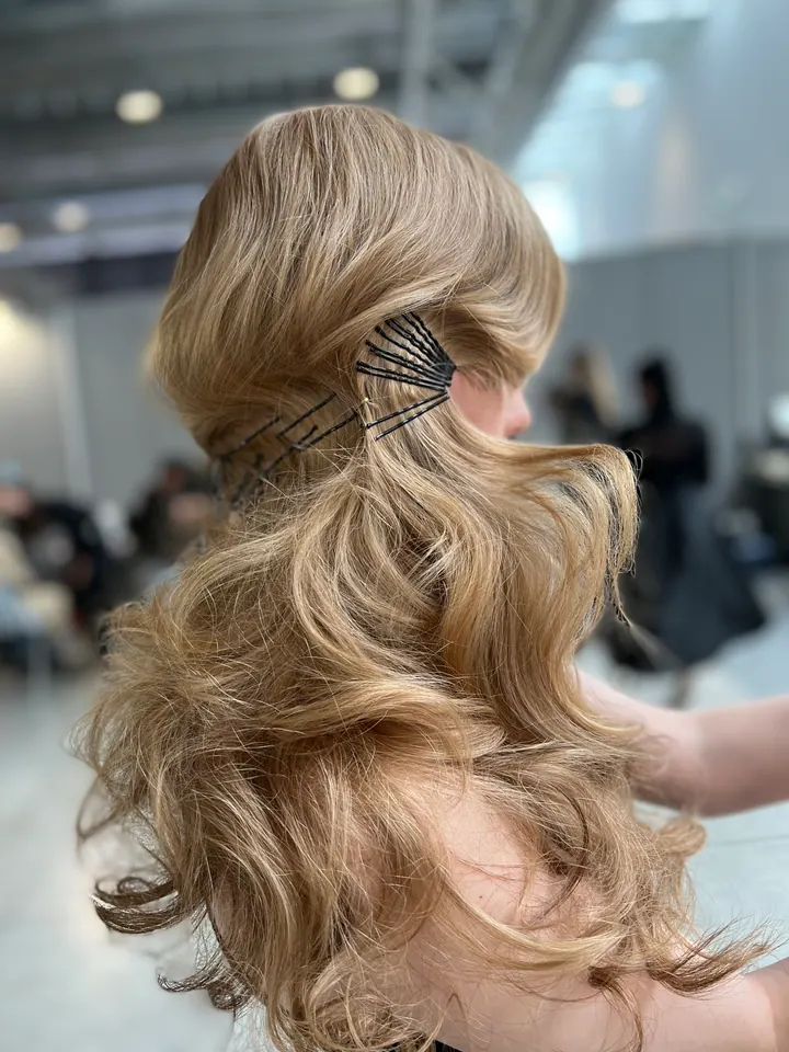 Bridal hair work by Diego Avellini